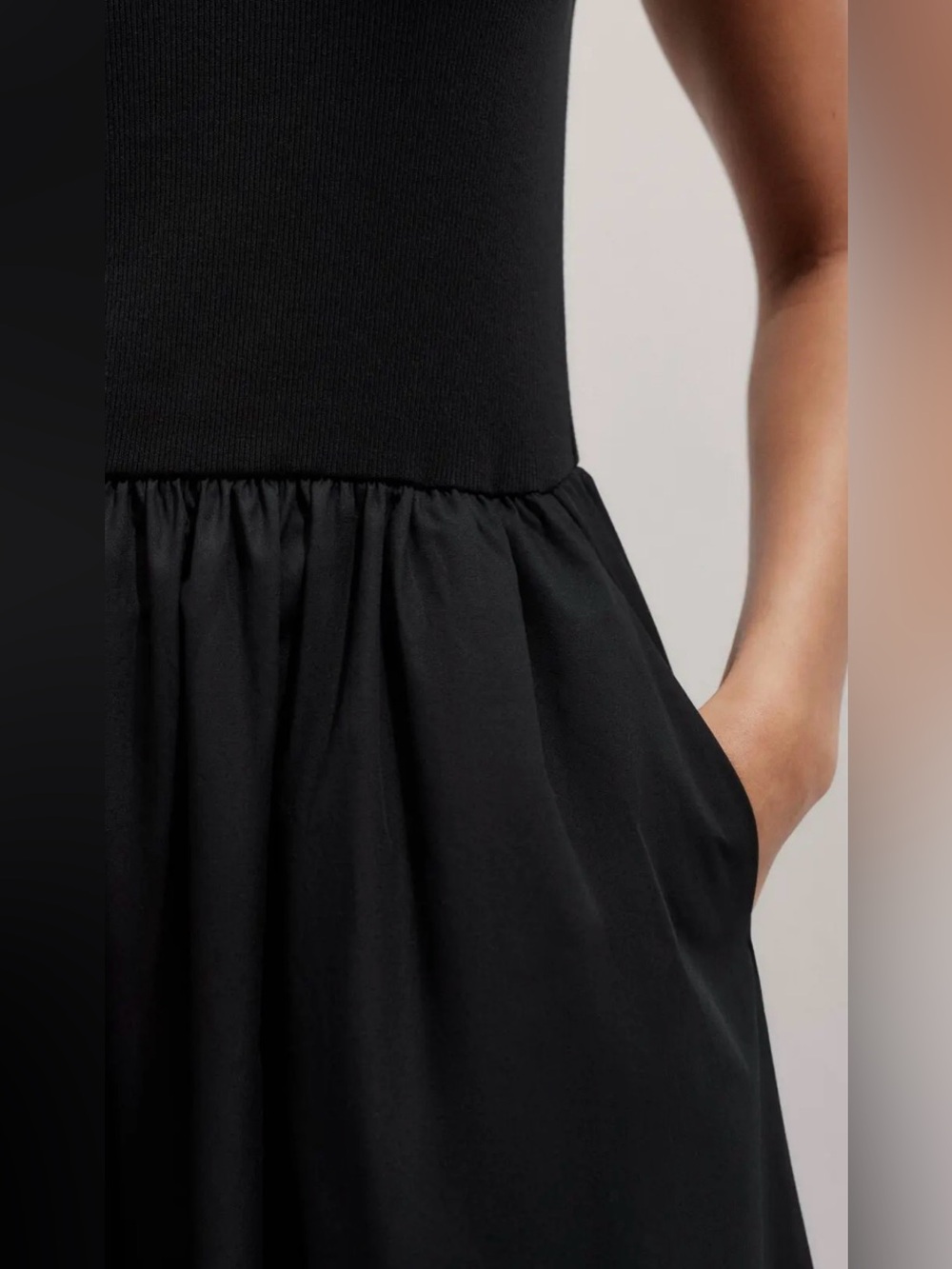 NWOT - Me+Em Rib Tee Midi Dress - Picture 2 of 11